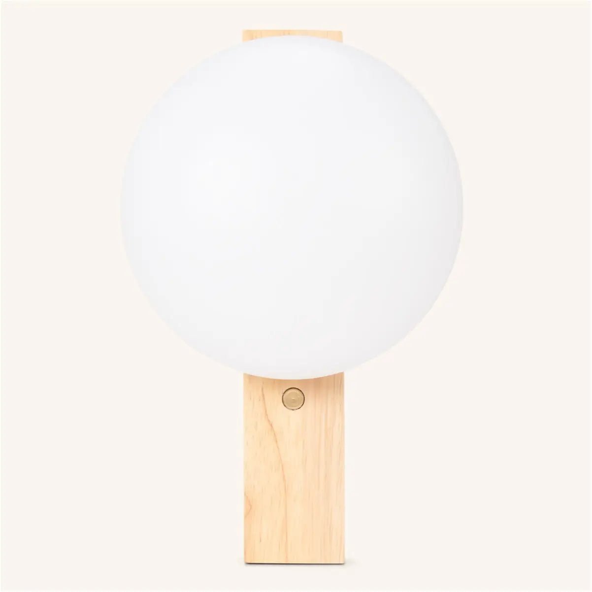 Matthew Light Brown Stylish Wooden Cordless Wall Lamp – Rechargeable & Dimmable