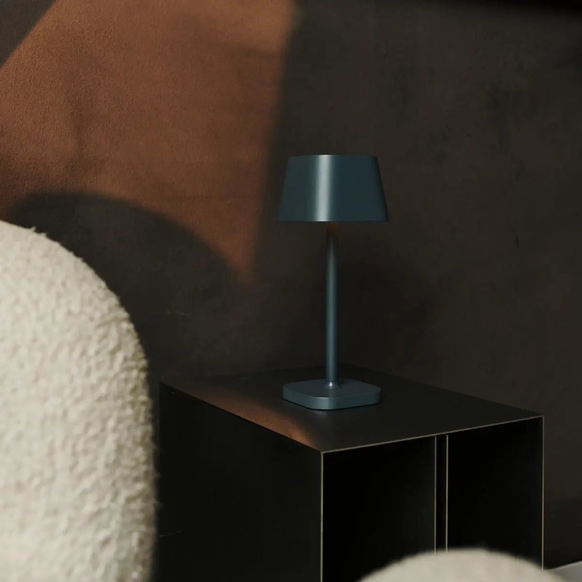 Ava Stone Grey - Rechargeable Table Lamp | Stylish, Cordless Lamp & Dimmable