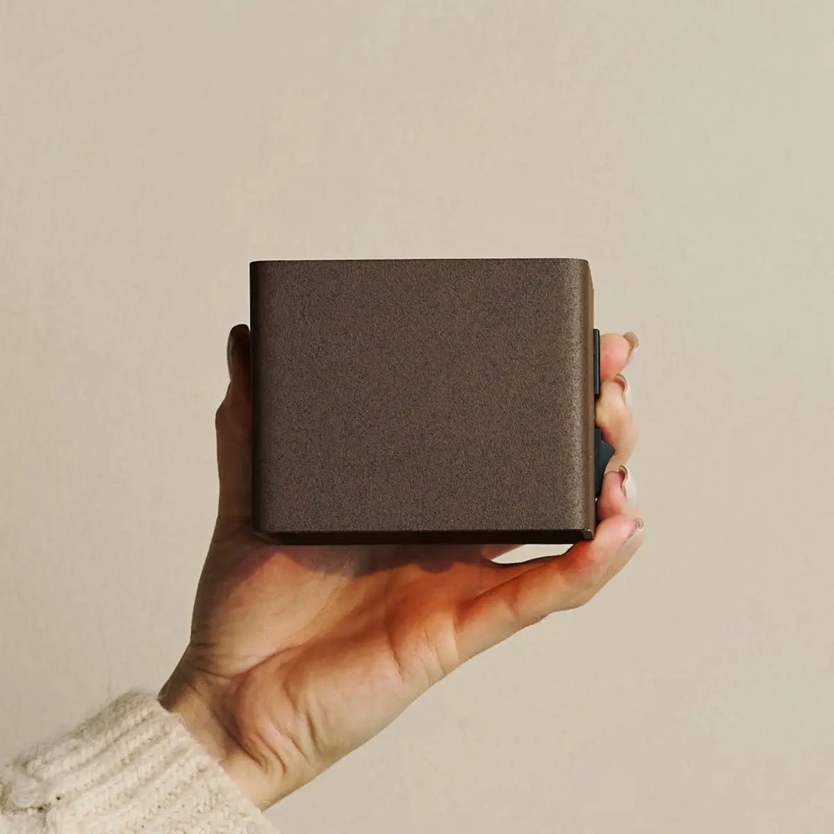 Tess Mocha Brown Metal Rechargeable Wall Lamp – Motion sensor, 20 Different Light Modes, Dimmable & Including Remote Control