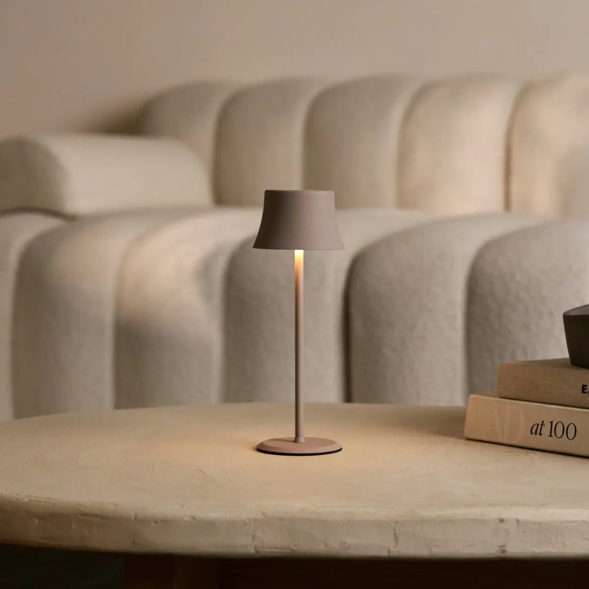 Willy Mini Koala Brown Rechargeable Table Lamp – Cordless, Dimmable, 60-Hour Battery