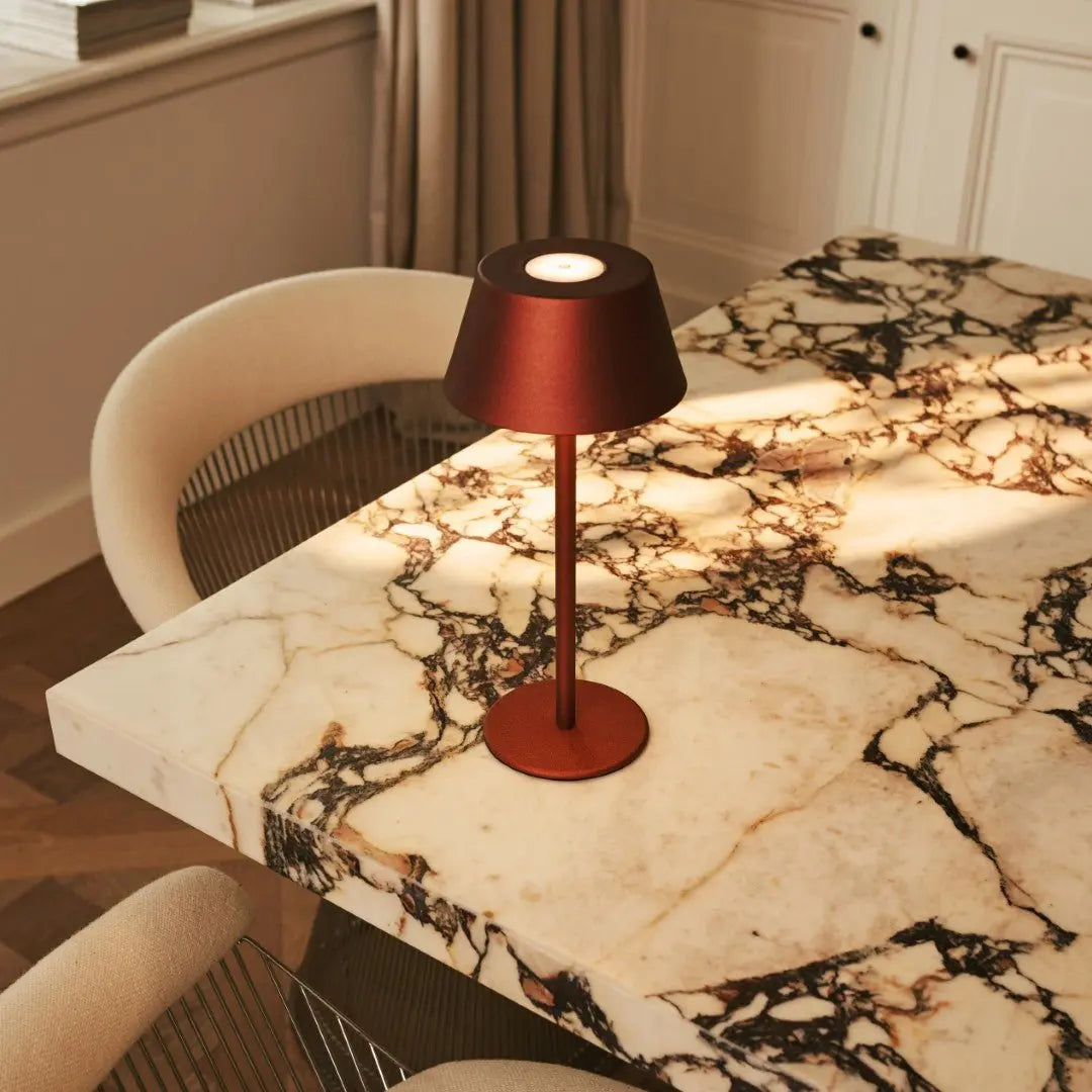 Milou Bronze - Table lamp without Cable l Modern, Design & 3 Light modes